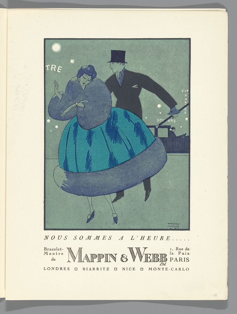 Gazette du Bon Ton, 1920 - No. 4, p. XXIX: advertentie Mappin & Webb (1920) by Lucien Vogel, Naville et Cie, The Field…