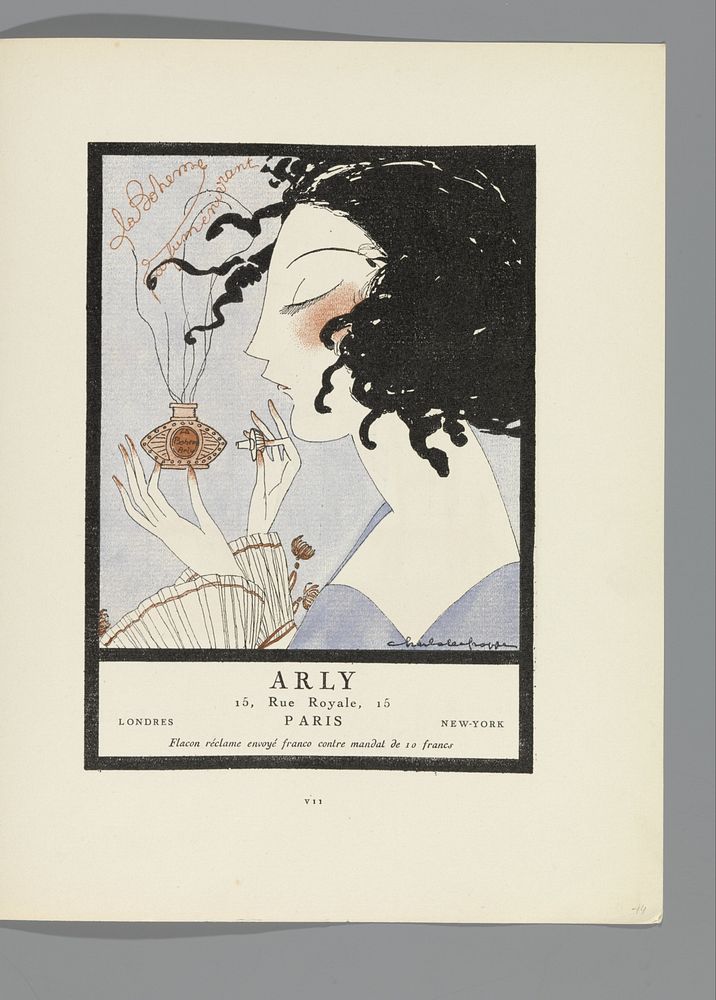 Gazette du Bon Ton. Art – Modes & Frivolités: Advertising Material (1921) by Alexander Jevgieneevich Jakovlev, anonymous…