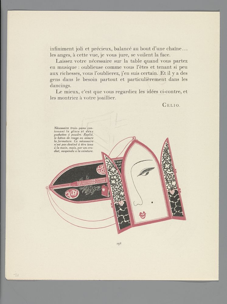 Gazette du Bon Ton, 1922 - No. 8, p. 256 (1922) by anonymous, Lucien Vogel, Condé Nast Publisher and Condé Nast et Co Ltd