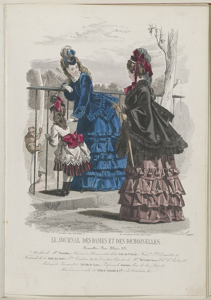 Journal des Dames et des Demoiselles, 1 Novembre 1872, No. 1063D (1872) by Bonnard, Emile Préval and Ad Goubaud et Fils
