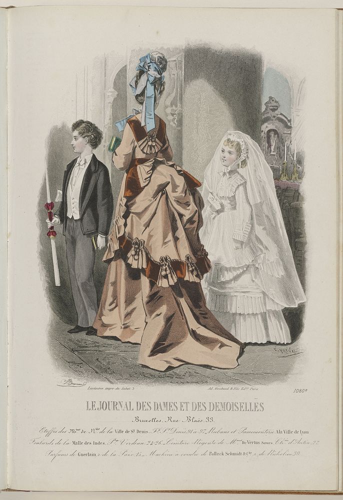 Journal des Dames et des Demoiselles, 15 Novembre 1872, No. 1080B (1872) by Bonnard, Emile Préval and Ad Goubaud et Fils