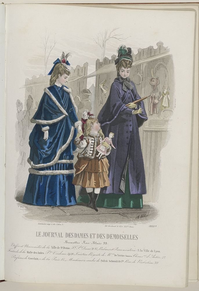 Journal des Dames et des Demoiselles, 15 Novembre 1872: (1872) by A Bodin, Emile Préval and Ad Goubaud et Fils