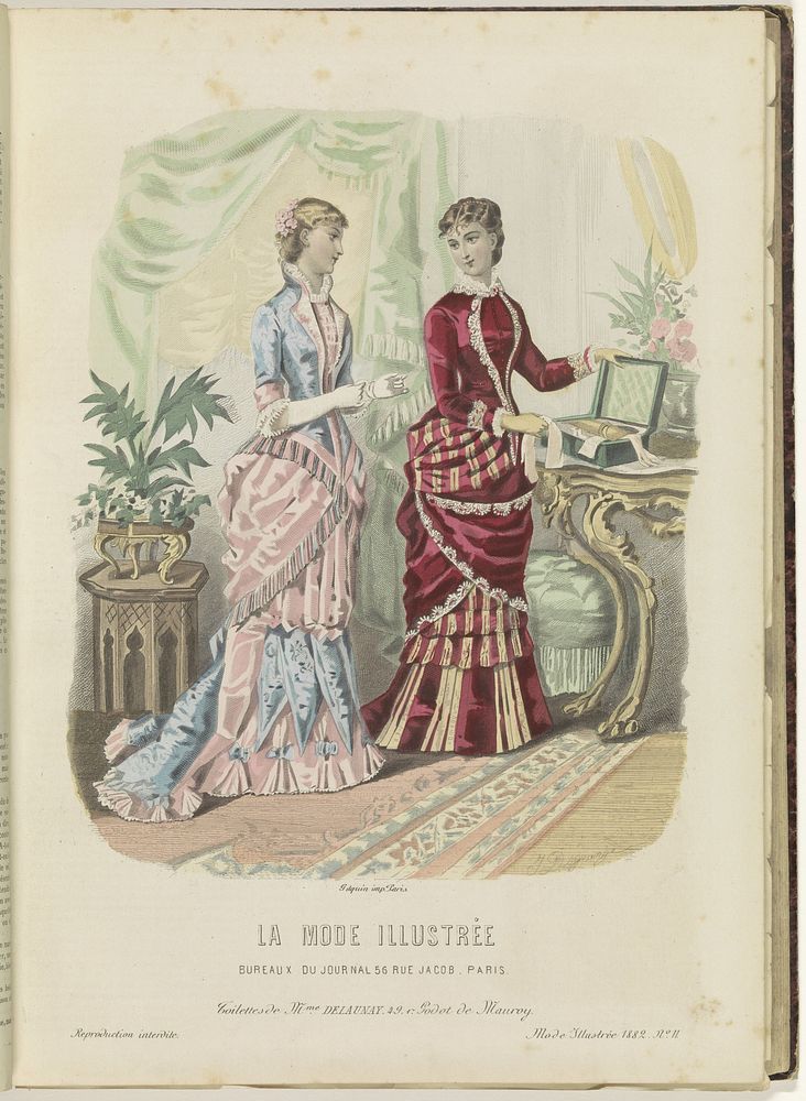 La Mode Illustrée, Journal de la Famille, 1882 (1882) by Firmin Didot and Cie