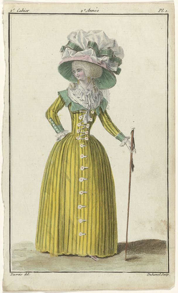 Fashion News (1786) by A B Duhamel, Claude Louis Desrais and Buisson