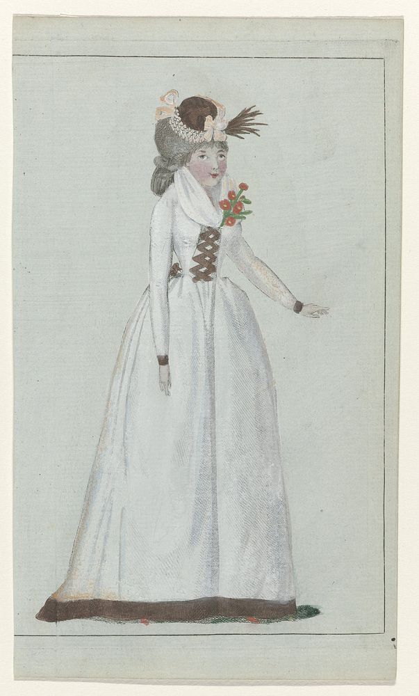 Journal de la Mode et du Goût, 10 octobre 1792, 23e cahier, pl. 2 (1792) by A B Duhamel and M Le Brun