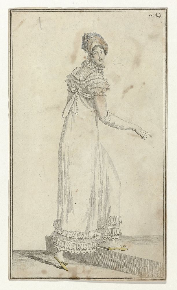 Journal des Dames et des Modes, Costume Parisien, 15 juin 1812, (1235): Chapeau de paill (...) (1812) by anonymous and…