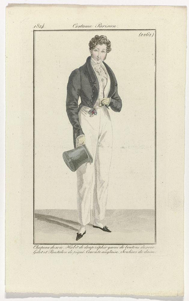 Journal des Dames et des Modes: Men’s Fashion (1824) by anonymous and Pierre de la Mésangère