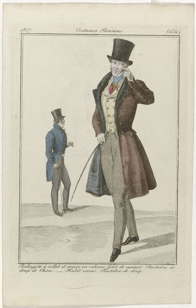 Journal des Dames et des Modes: Men’s Fashion (1827) by anonymous and Pierre de la Mésangère