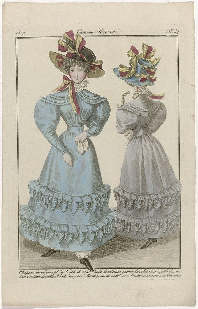 Journal des Dames et des Modes: Ladies’ Fashion (1827) by anonymous and Pierre de la Mésangère