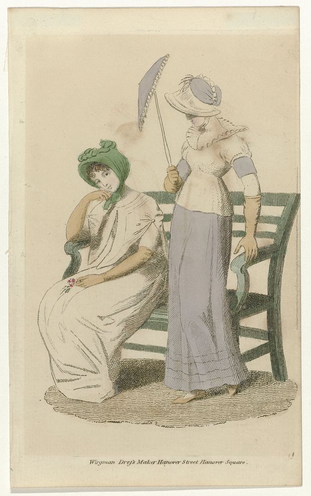 Ladies Monthly Museum, 1803 : Wirgman Dress Maker (...) (1803) by anonymous and Verner and Hood