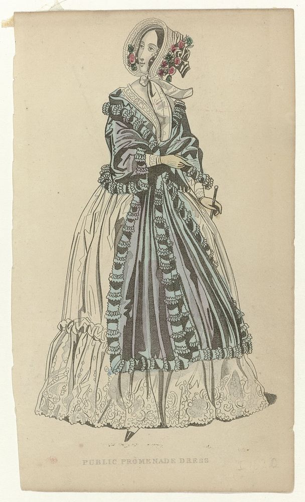 Public Promenade Dress, ca. 1835 (c. 1835) by anonymous