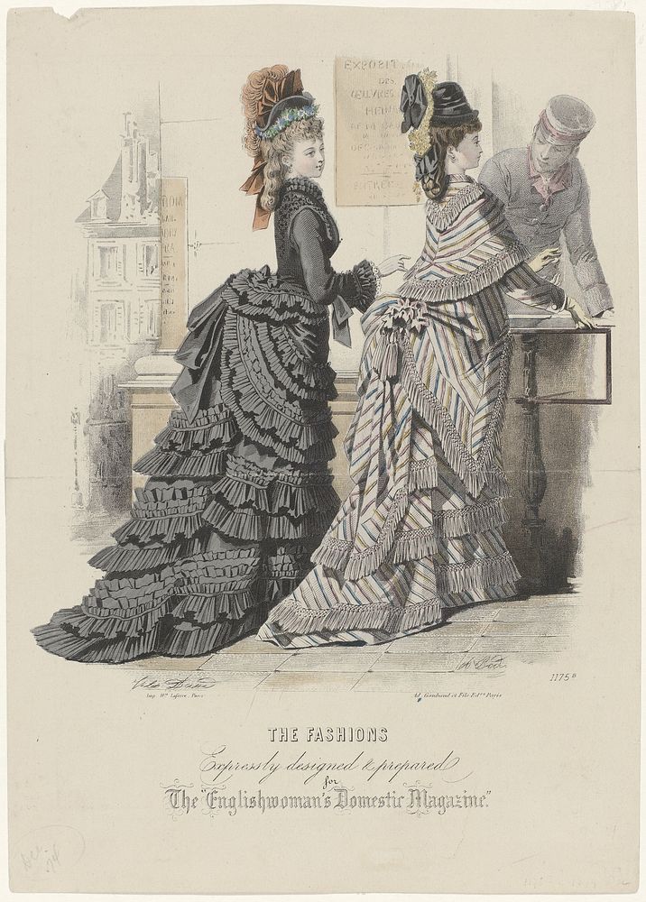 The Englishwoman's Domestic Magazine, Dec. 1874, No. 1175 B : The Fashions (...) (1874) by A Bodin, Jules David 1808 1892…