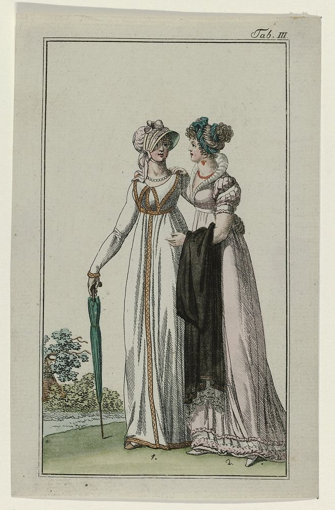 Journal für Fabrik, Manufaktur, Handlung, Kunst und Mode, 1798, Tab III (c. 1798) by anonymous and anonymous
