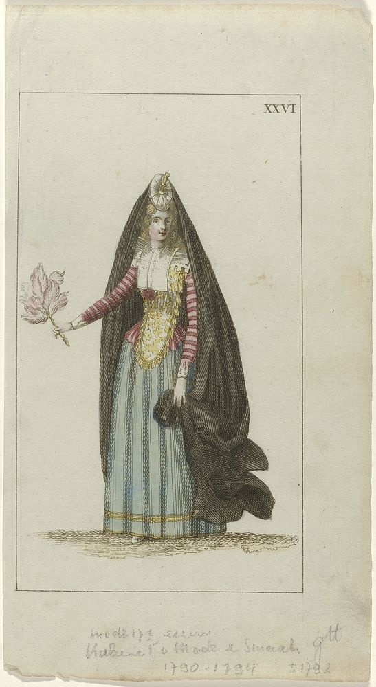 Kabinet van Mode en Smaak, ca. 1792, Nr. 26 (XXVI) (c. 1792) by anonymous and Adriaan Pietersz Loosjes