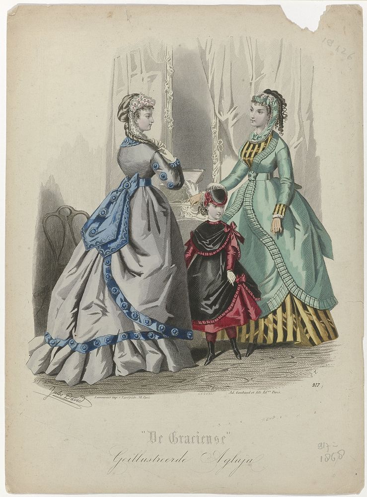 De Gracieuse, Geïllustreerde Aglaja, 1868, No. 917 (1868) by M Gervais, Jules David 1808 1892, Ad Goubaud et Fils and…