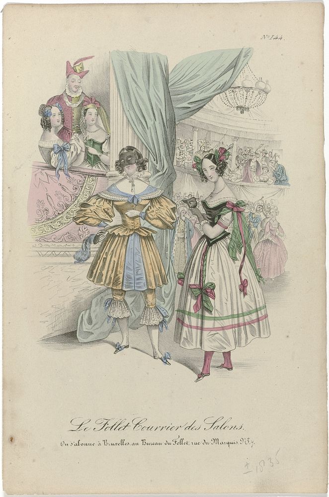 Le Follet Courrier des Salons, editie Brussel, 1834-1836, No. 144 (1834 - 1836) by anonymous