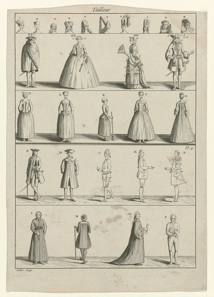 Tailleur (c. 1700 - c. 1799) by Sellier