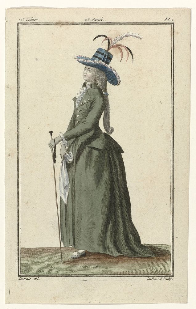 Fashion News (1787) by A B Duhamel, Claude Louis Desrais and Buisson
