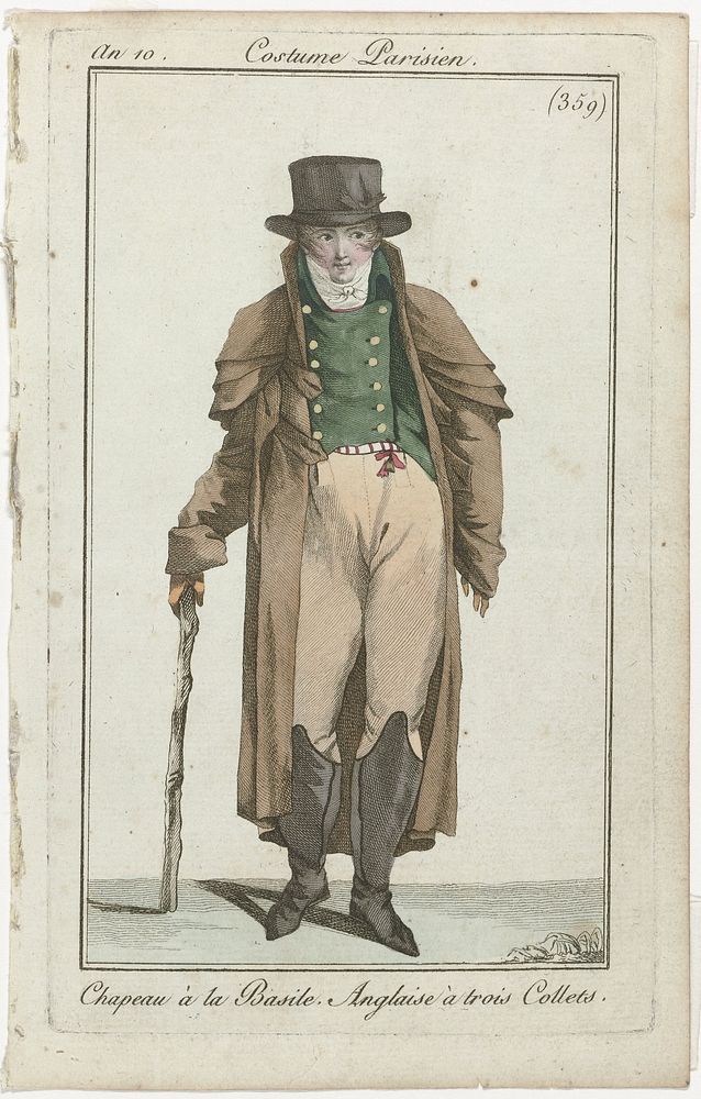 Journal des Dames et des Modes: Men’s Fashion (1802) by anonymous and Pierre de la Mésangère