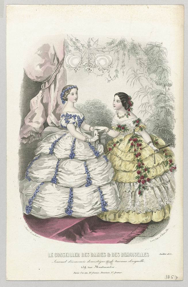 Le Conseiller des Dames et Des Demoiselles, juillet 1857 : Journal d'économi (...) (1857) by Anaïs Colin Toudouze, anonymous…