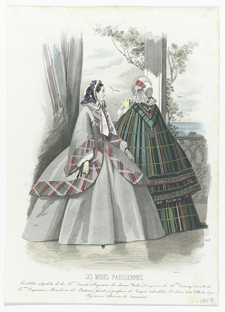 An Explosion of Fashion Magazines (1858) by Préval, François Claudius Compte Calix and Moine