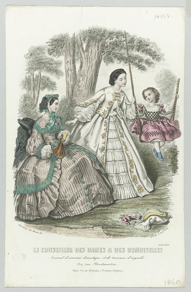 Le Conseiller des Dames et des Demoiselles, août 1860 : Journal d'économi (...) (1860) by Louis Berlier, Anaïs Colin…
