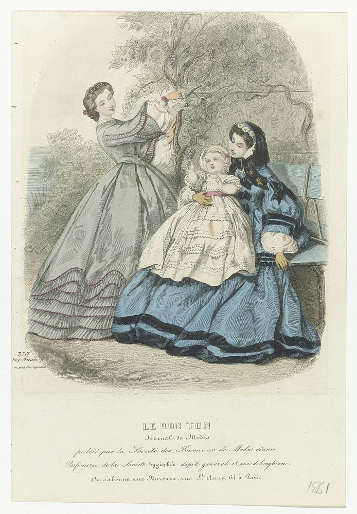 Le Bon Ton, Journal des Modes, 1861, No. 357 : Parfumerie de la Société (...) (1861) by Jean Charles Pardinel, Héloïse…