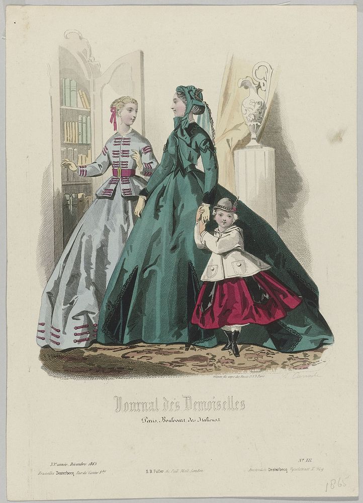 Journal des Demoiselles, Décembre 1865, 33e année, No. 12 (1865) by Préval, Carrache and Gilquin and Fils