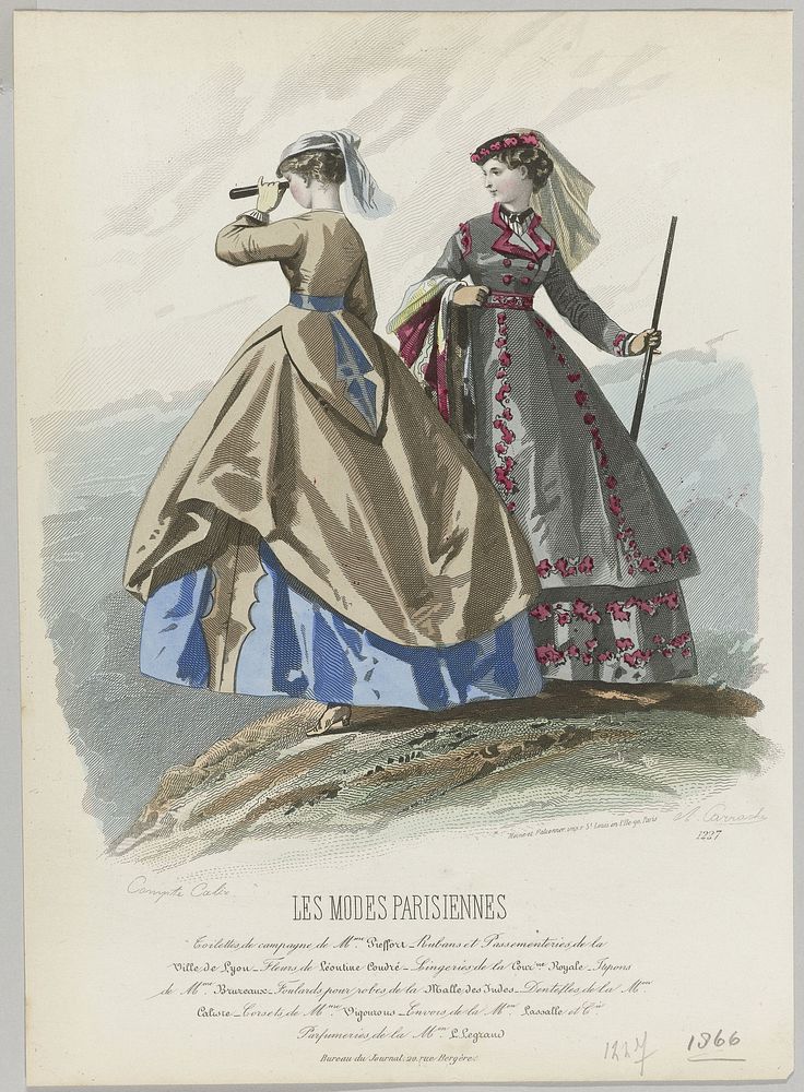 An Explosion of Fashion Magazines (1866) by Carrache, François Claudius Compte Calix, Moine and Falconer