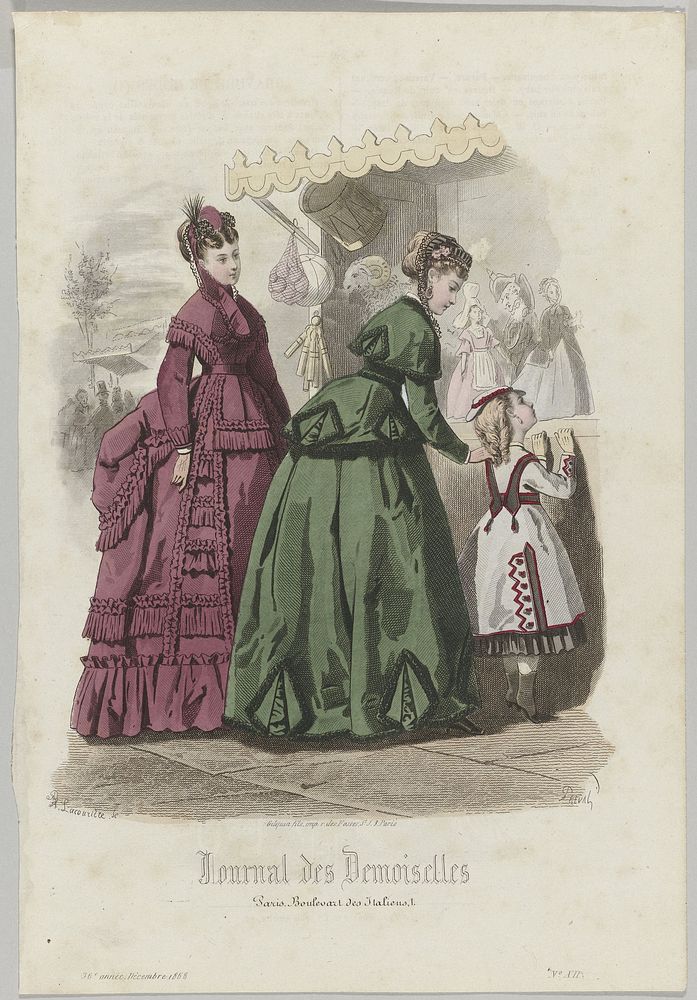 Journal des Demoiselles, Décembre 1868, 36e année, No. 12 (1868) by Paul Lacourière, Emile Préval and Gilquin and Fils