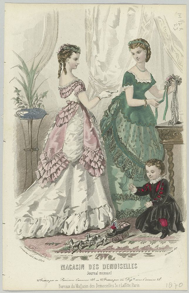 Magasin des Demoiselles, 25 fevrier 1870 (1870) by J Desjardins and Sarazin