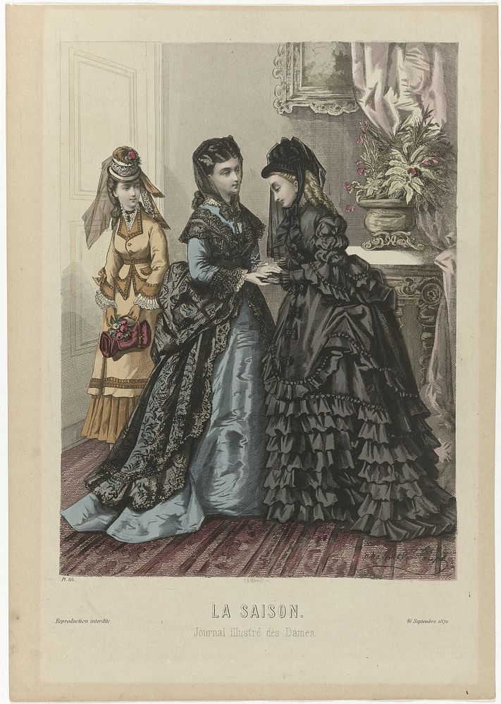 La Saison, 16 Septembre 1872, No. 154 (1872) by J A Weger, Mathilde Haupt and Romain