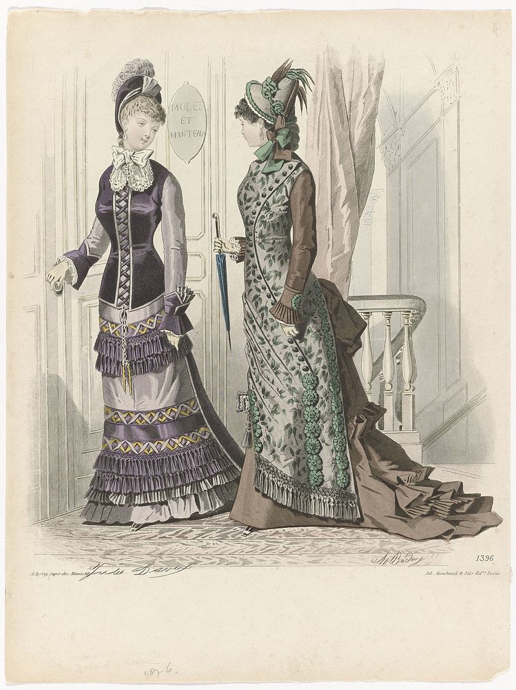 Le Moniteur de la Mode, 1876, No. 1396 (1876) by A Bodin, Jules David 1808 1892, Ad Goubaud et Fils and A Leroy