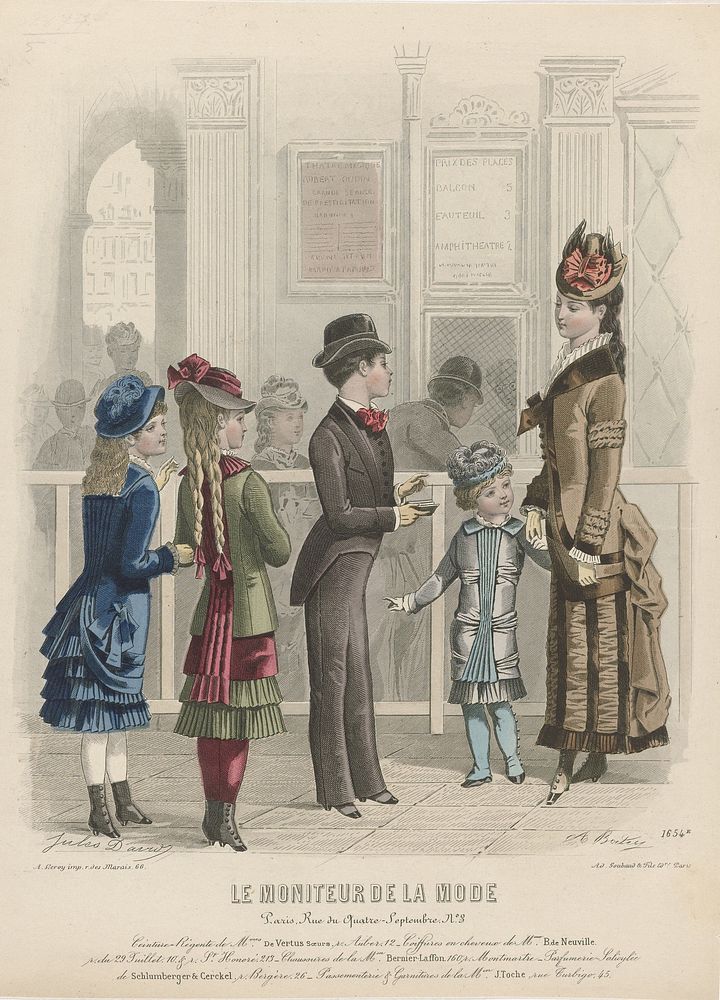 Le Moniteur de la Mode, 1879, No. 1654e : Ceinture-Régent (...) (1879) by A Bodin, Jules David 1808 1892, A Leroy and Ad…