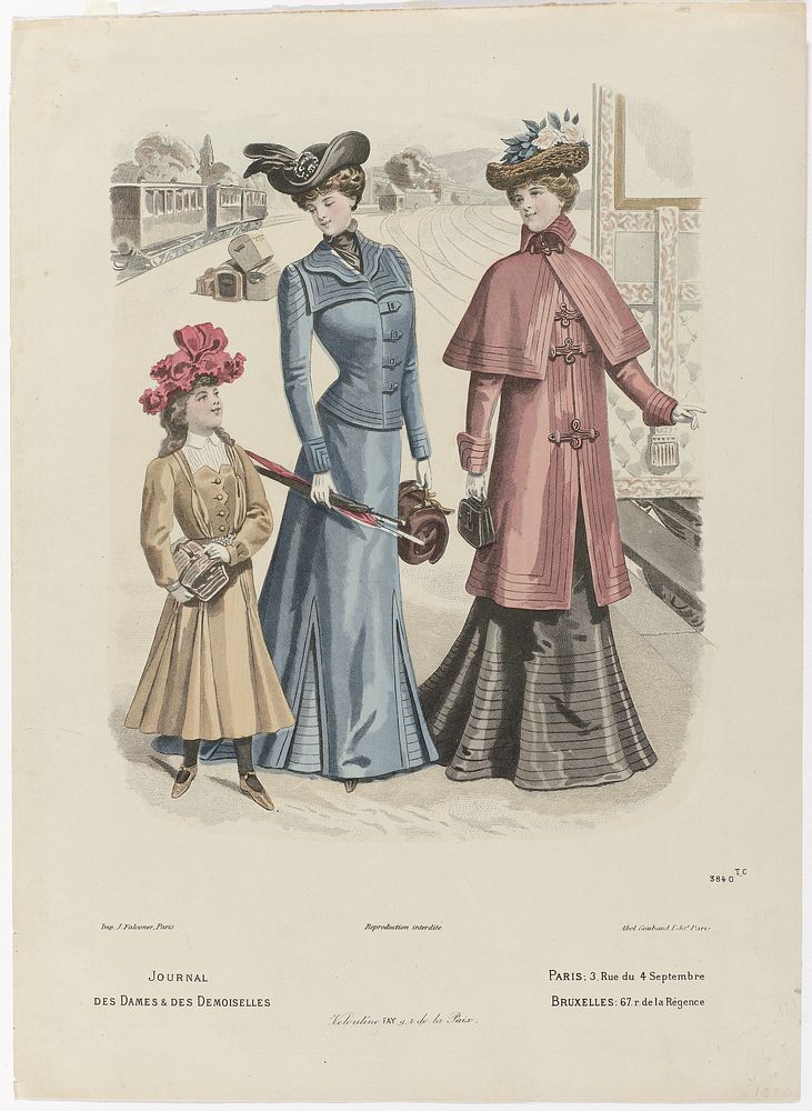 Journal des Dames et des Demoiselles, 1900, No. 3840 TC (1900) by anonymous, Abel Goubaud and Jules Falconer
