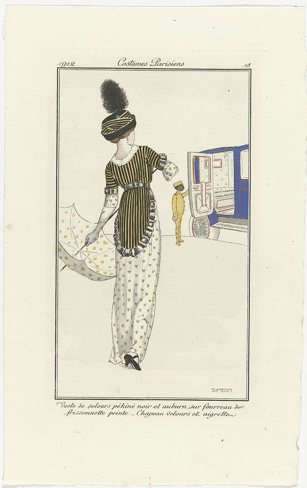 Journal des Dames et des Modes: the Fashion Illustrators (1912) by Fernand Siméon and anonymous