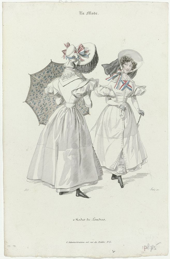 La Mode (1830) by Trueb and Paul Gavarni