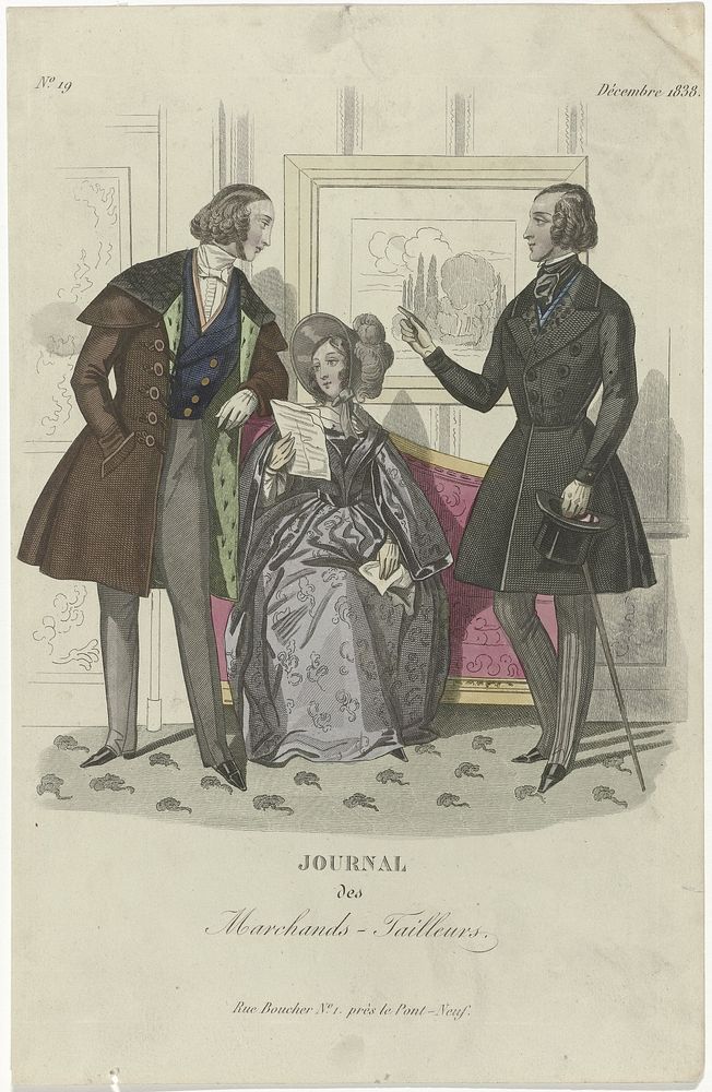 Journal des Marchands-Tailleurs, décembre 1838, No. 19 (1838) by anonymous