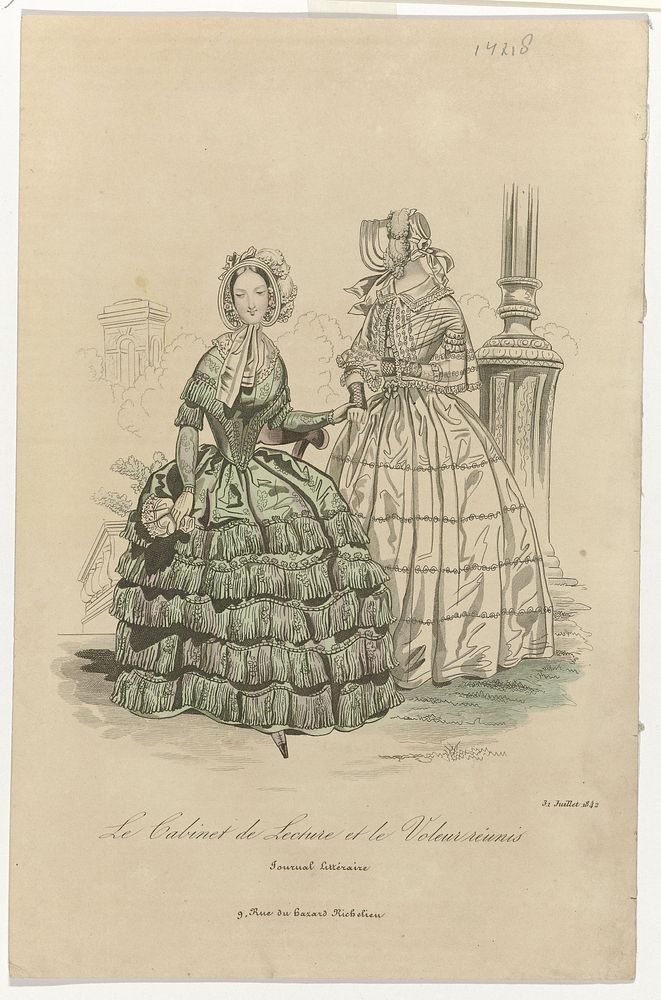 Le Cabinet de Lecture et le Voleur réunis, 31 juillet 1842 : Journal littéraire (1842) by anonymous