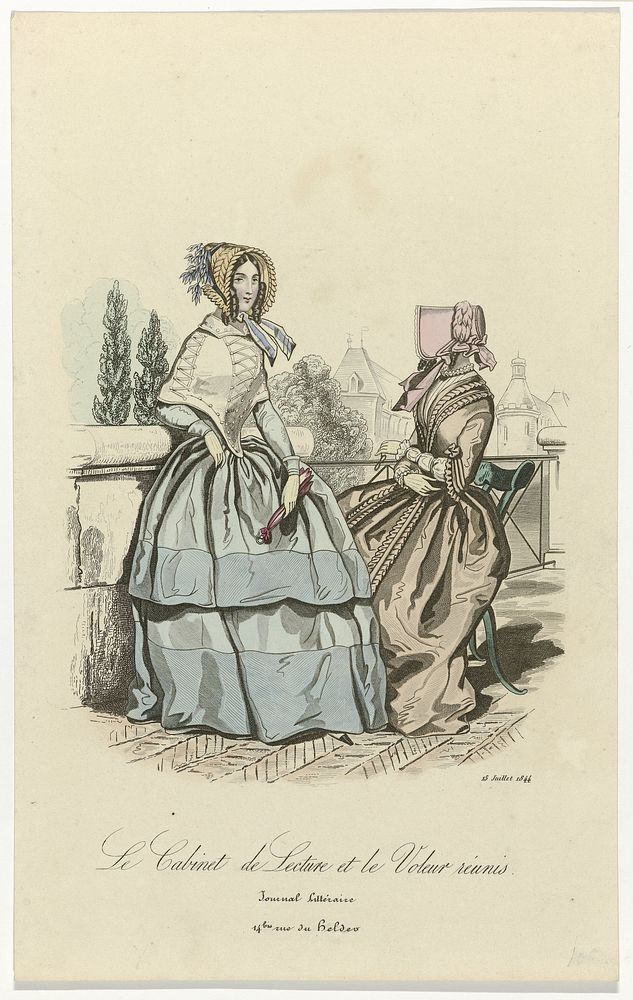 Le Cabinet de Lecture et le Voleur réunis, 15 juillet 1844 (1844) by anonymous