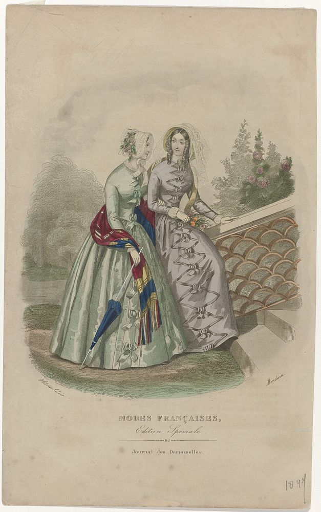Journal des Demoiselles, 1847 : Modes Françaises (...) (1847) by Eugène Mondain and Héloïse Leloir Colin