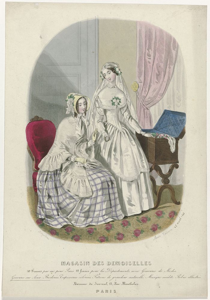 Magasin des Demoiselles, 25 avril 1848 (1848) by J Desjardins and Anaïs Colin Toudouze
