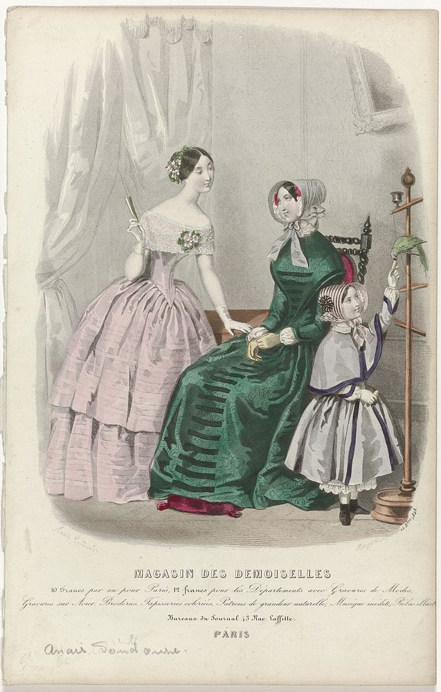 Magasin des Demoiselles, 25 octobre 1848 (1848) by J Desjardins and Anaïs Colin Toudouze