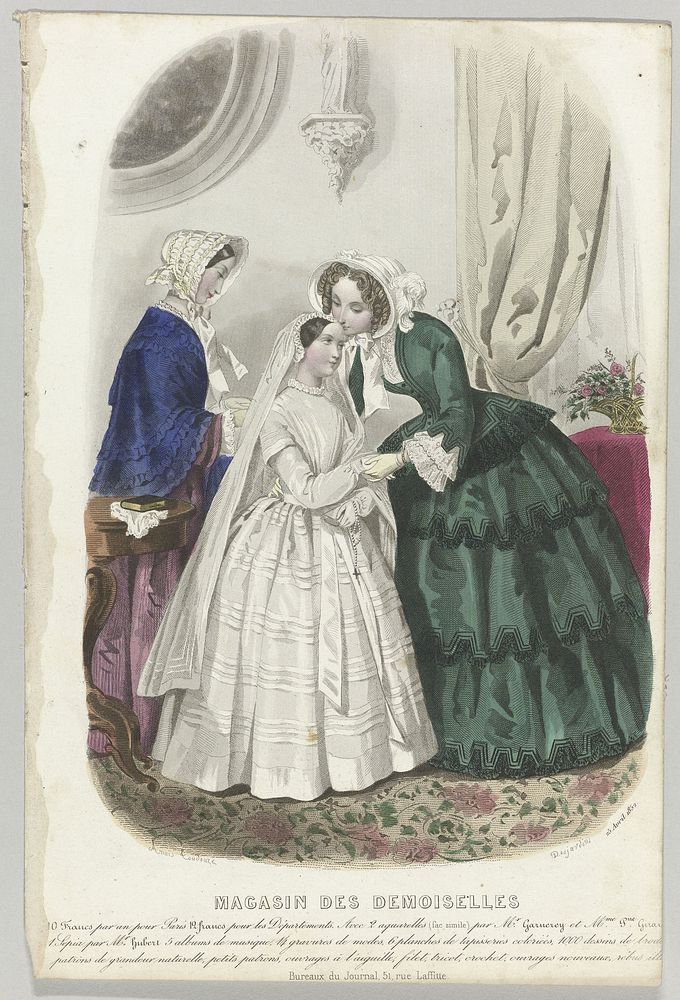 Magasin des Demoiselles, 25 avril 1852 (1852) by J Desjardins and Anaïs Colin Toudouze