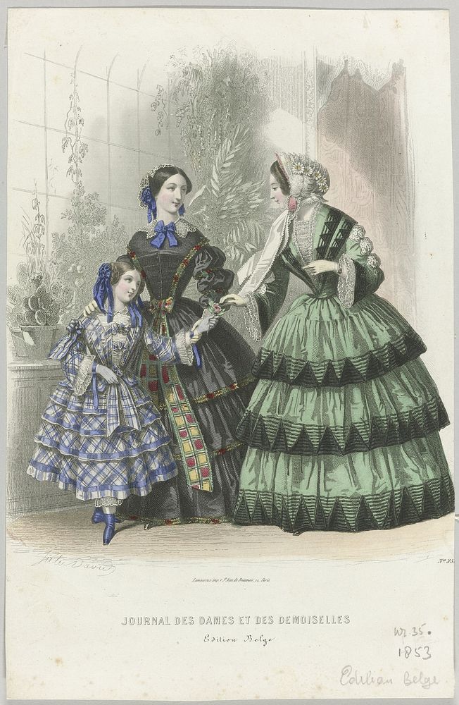 Le Journal des Dames et des Demoiselles, 1853 No. 35.. : Edition Belge (1853) by anonymous, Jules David 1808 1892 and…