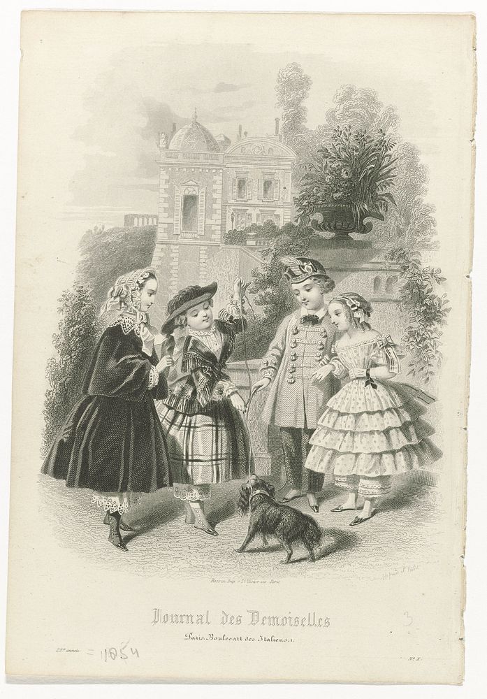 Journal des Demoiselles, 1854, No. 10, 22e année (1854) by Hopwood, Préval and Rossin