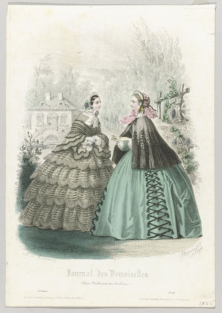 Journal des Demoiselles, 1855, No. 9, 23e année (1855) by Hopwood, Préval, A de Taverne and Rossin