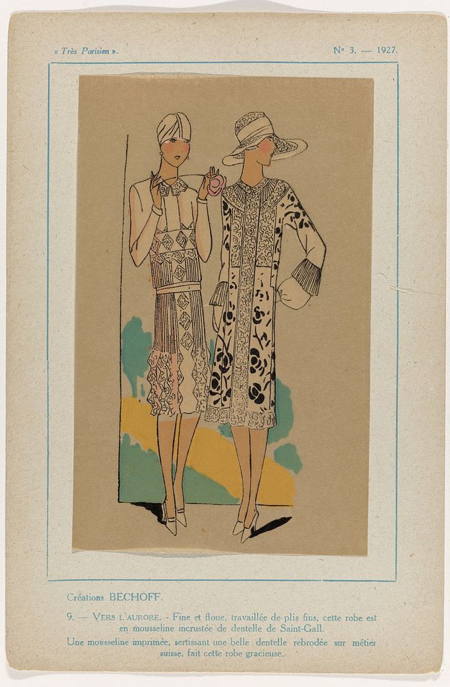 Très Parisien. La Mode, Le Chic, L’Elégance (1927) by anonymous, Bechoff and G P Joumard