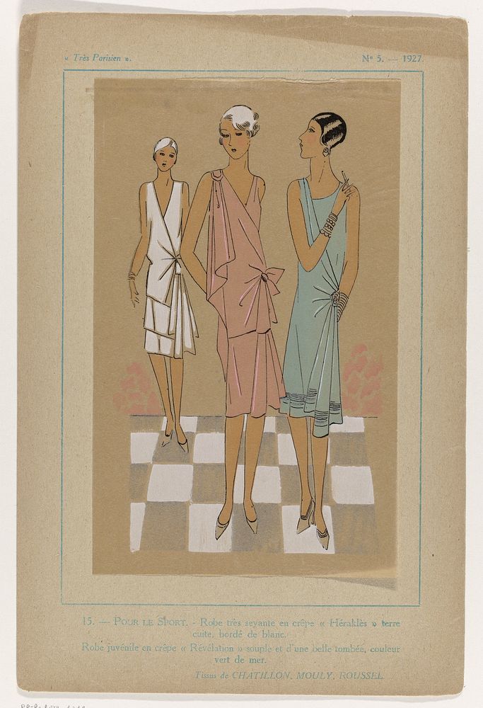 Très Parisien, 1927, No. 5 : -15. POUR LE SPORT (...) (1927) by anonymous, Mouly Roussel Chatillon and G P Joumard