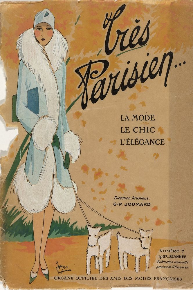 Très Parisien, 1927, No. 7 : La mode le chic l'éléganc (...) (1927) by anonymous and G P Joumard